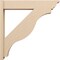 Ekena Millwork 8-in W x 42-in D x 42-in H Funston Trad Rough Cedar Woodgrain TimberThane Outlooker, Primed Tan OUTUR080X42X42FST04RCPR - alternate 2